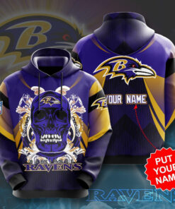 The best selling Baltimore Ravens 3D hoodie 10