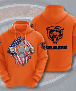 The best selling Chicago Bears 3D hoodie 03