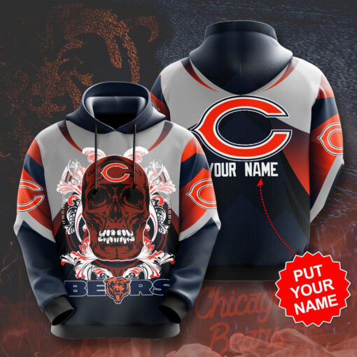 The best selling Chicago Bears 3D hoodie 13