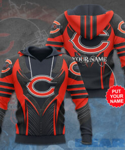 The best selling Chicago Bears 3D hoodie 16