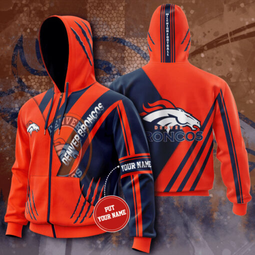The best selling Denver Broncos 3D hoodie 12