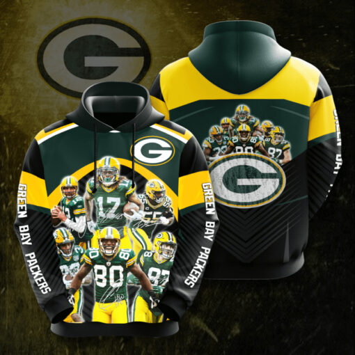 The best selling Green Bay Packers 3D hoodie 04
