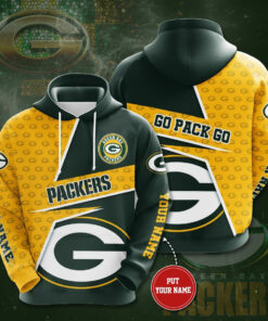 The best selling Green Bay Packers 3D hoodie 10