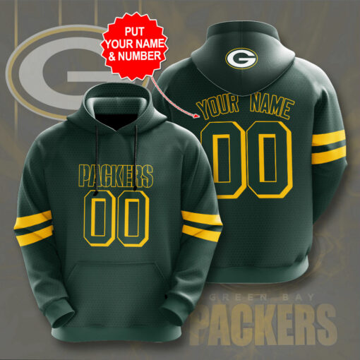 The best selling Green Bay Packers 3D hoodie 13