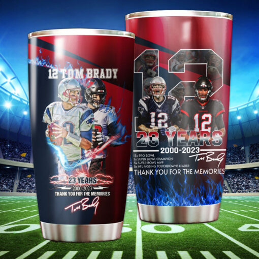 Tom Brady NFL Tumbler Cup