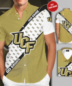 UCF Knights 3D Short Sleeve Dress Shirt 01