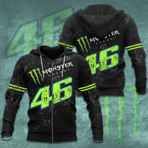 VR46 Monster Energy Zip up hoodie