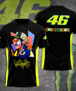 Valentino Rossi VR46 3D T shirt black