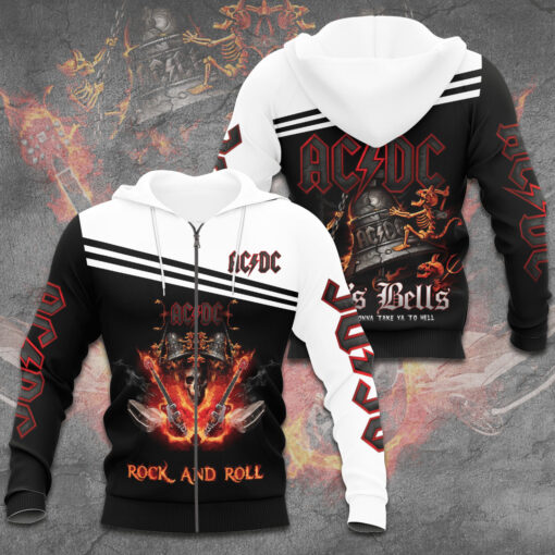 Vintage ACDC zip hoodie