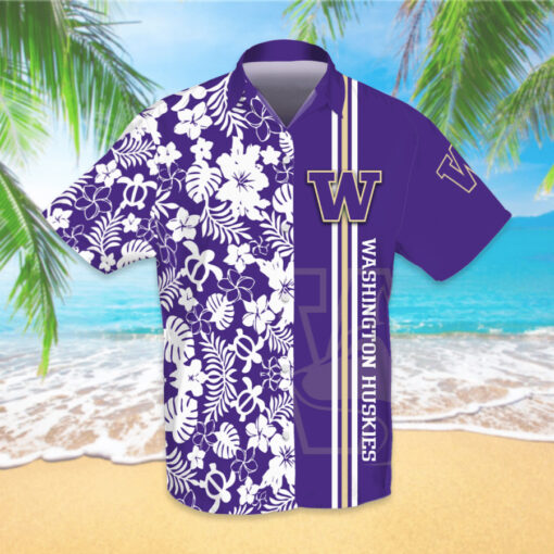 Washington Huskies 3D Hawaiian Shirt