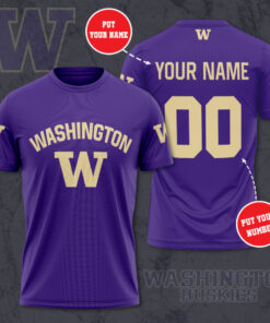Washington Huskies 3D T shirt 02
