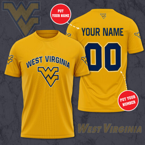 West Virginia Mountaineers 3D T shirt 01