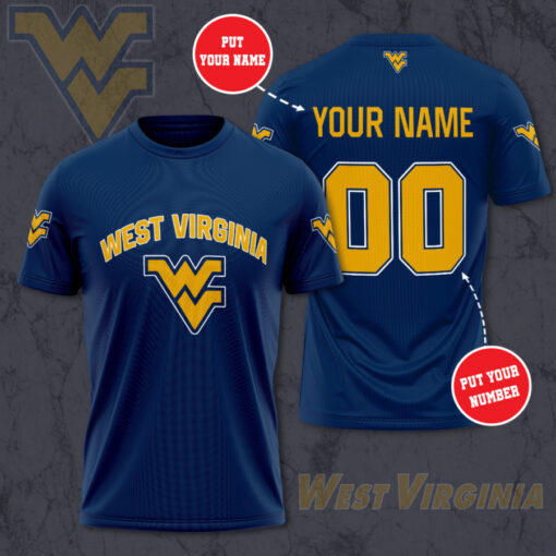 West Virginia Mountaineers 3D T shirt 02