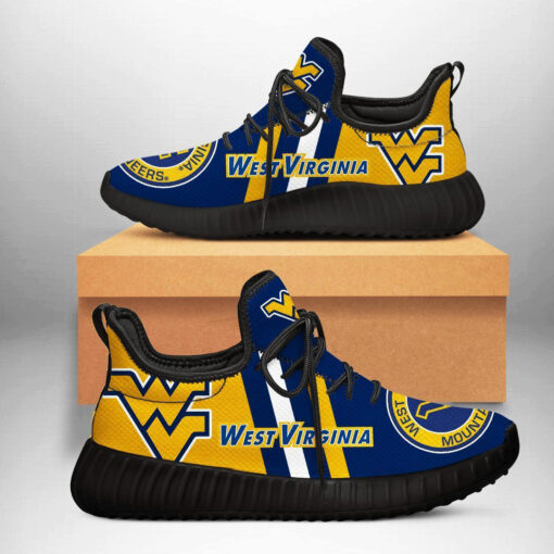 West Virginia Mountaineers Yeezy Shoes 03