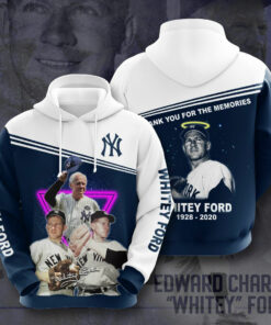 Whitey Ford New York Yankees 3D Hoodie 01