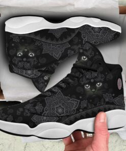 black cat mandala 13 sneakers xiii shoes