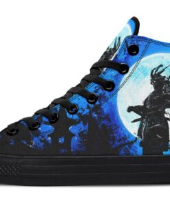 blue moon samurai high top canvas shoes