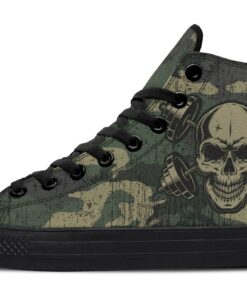 camo weights lift like a boss high top canvas shoes