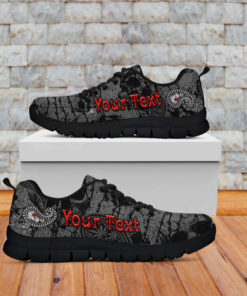 custom personalised skull paisley sneakers rose cannabis life is the whisper of the dead black lt13