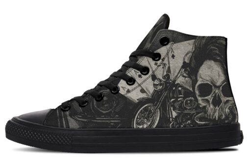 four aces rider high top canvas shoes