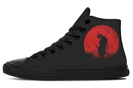 full moon guard high top canvas shoes