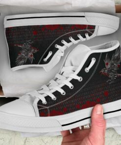 high top shoes the raven of odin rune blood a27
