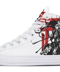 japanese gladiator high top canvas shoes