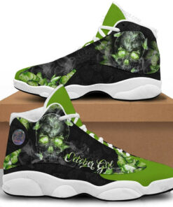 october girl green skull 13 sneakers xiii shoes
