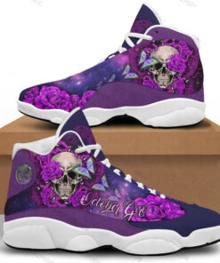 october girl purple skull flowers 13 sneakers xiii shoes