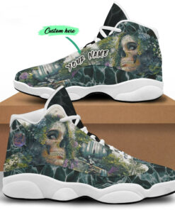 personalized name skull girl 13 sneakers xiii shoes