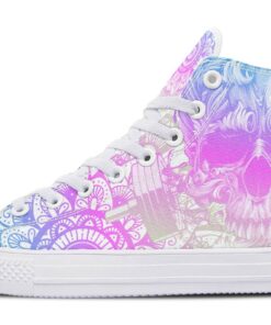 pink purple workout high top canvas shoes