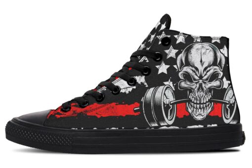 powerlifting beast high top canvas shoes