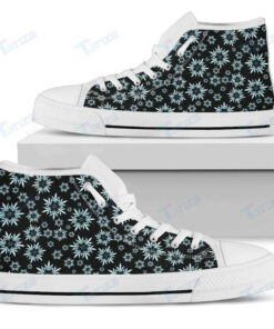 snow weed high top shoes fashion