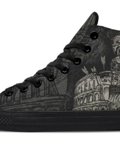 the gladiator high top canvas shoes