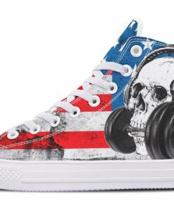 usa lifting high top canvas shoes