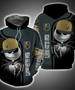 vegas golden knights and jack skellington 3d hoodie