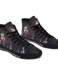 we got this couple skull high top shoes
